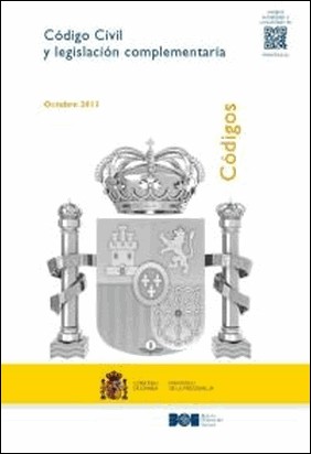 CÓDIGO CIVIL Y LEGISLACIÓN COMPLEMENTARIA (2 TOMOS) de Jose Maria De La Cuesta