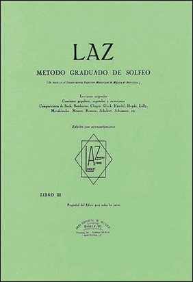 LAZ CON ACOMPAÑAMIENTO - LIBRO III de Juan B. Lambert