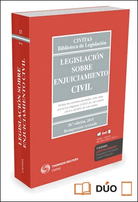 LEGISLACIÓN SOBRE ENJUICIAMIENTO CIVIL (PAPEL + E-BOOK) de Julio Banacloche Palao
